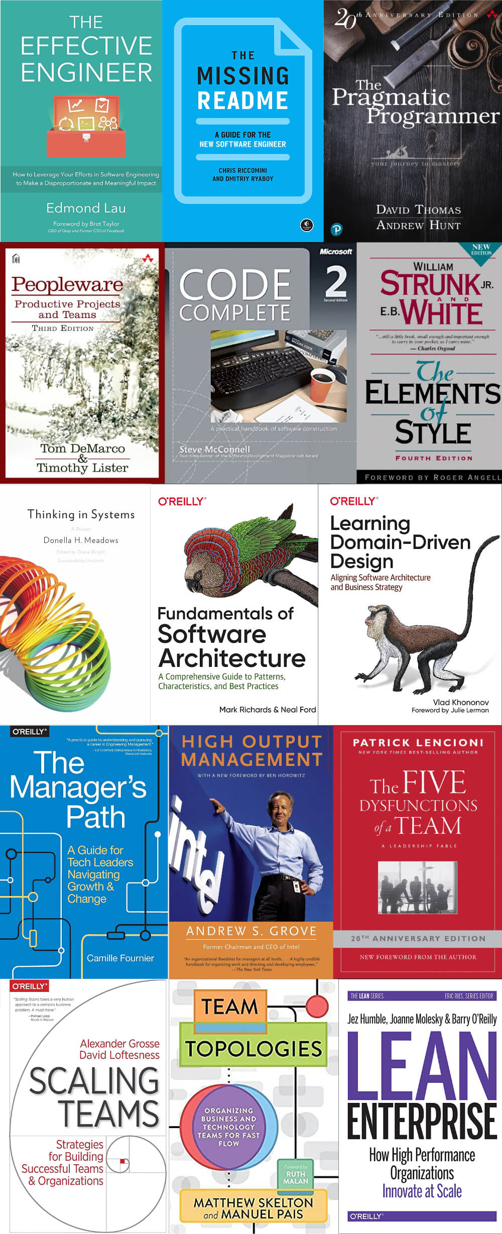 recommended software engineering books